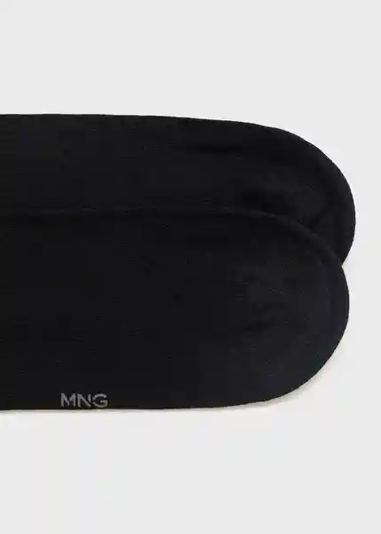 Pack Calcetines Triblack Negro Talla 45 Hombre Mango