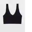 Bralette Negro Talla: SMALL American Eagle
