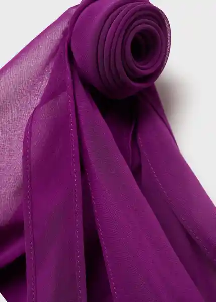 Vestido Lotus Morado Talla S Mujer Mango