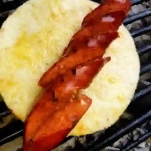 Arepa con Chorizo