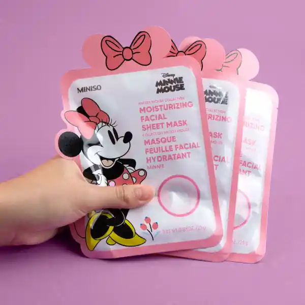 Mascarilla Facial Hidratante Minnie Mickey Mouse Miniso