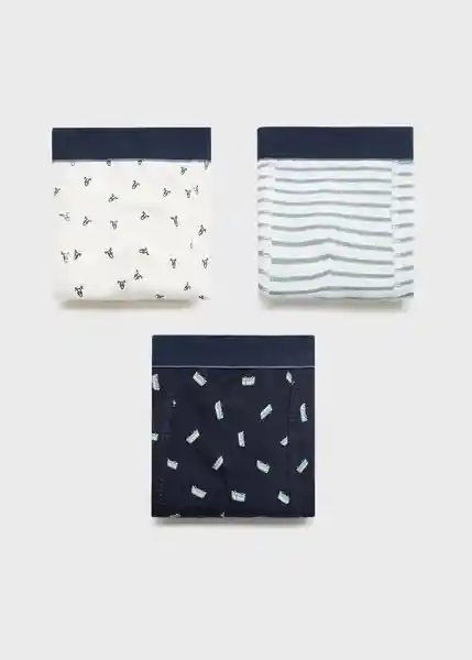 Pack Calzoncillo Road Offwhite Talla 11 Niño Mango
