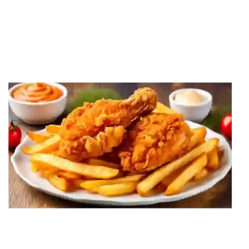 1/4 Pollo Broaster