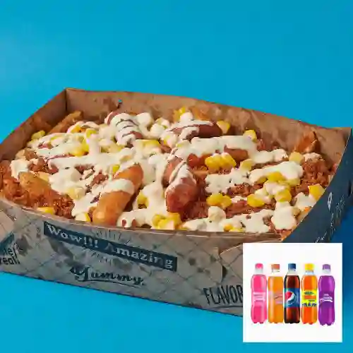 Combo Rancheras + Gaseosa Pet 400 Postobon