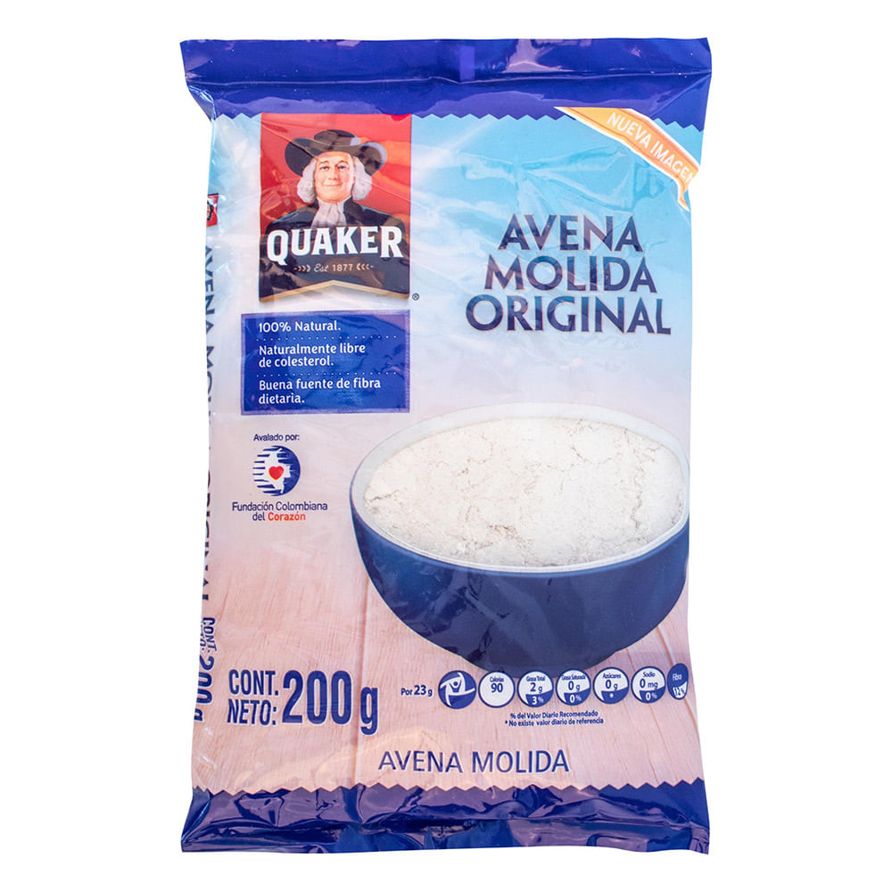 Quaker Avena Molida Original 200 g
