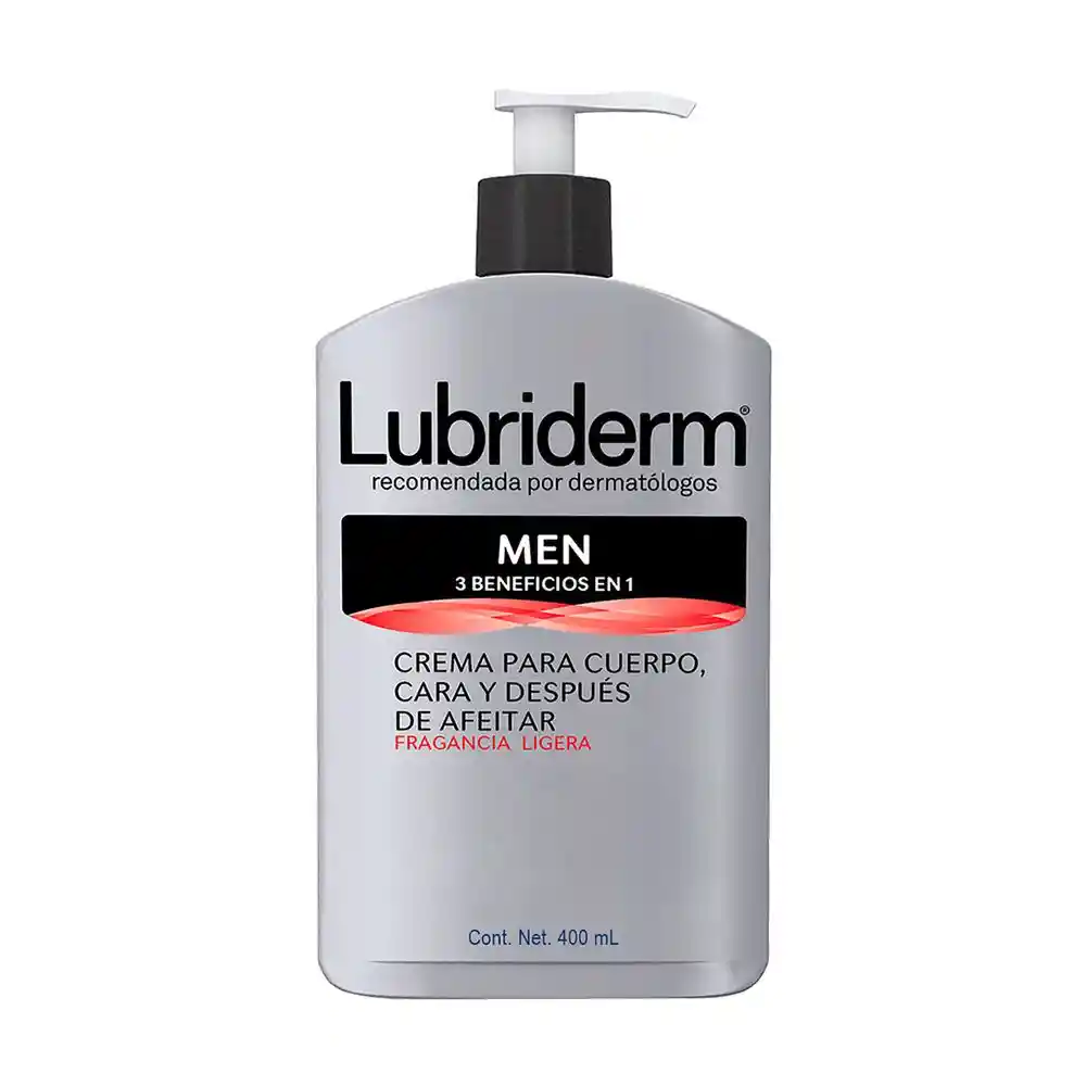 Crema Corporal LUBRIDERM For Men 400 ML