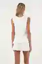 Top Amanecer Blanco Talla 02 M