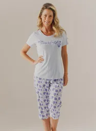 Pijama Plon Capri Cta M - Azul