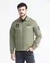 Chaqueta Aviator Masculino Verde Miliciano Oscuro XXL Chevignon