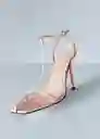 Sandalias Fancy Nude Talla 40 Mujer Mango