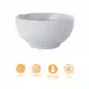 Tazón de Cerámica Serie Silver Grey Gris Miniso