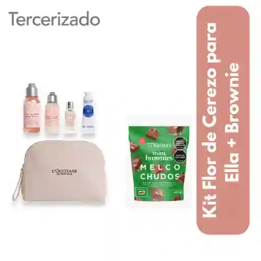 Combo Kit Flor de Cerezo para Ella + Mini Brownie