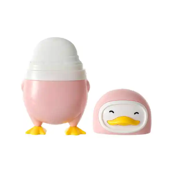 Miniso Tajalápiz con Goma en Forma de Pingüino Color Rosa