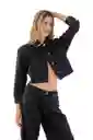 Chaqueta Jean Amy Negro S Mercedes Campuzano