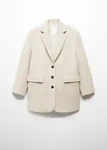 Abrigo up Gris Claro Vigoré Talla S Mujer Mango