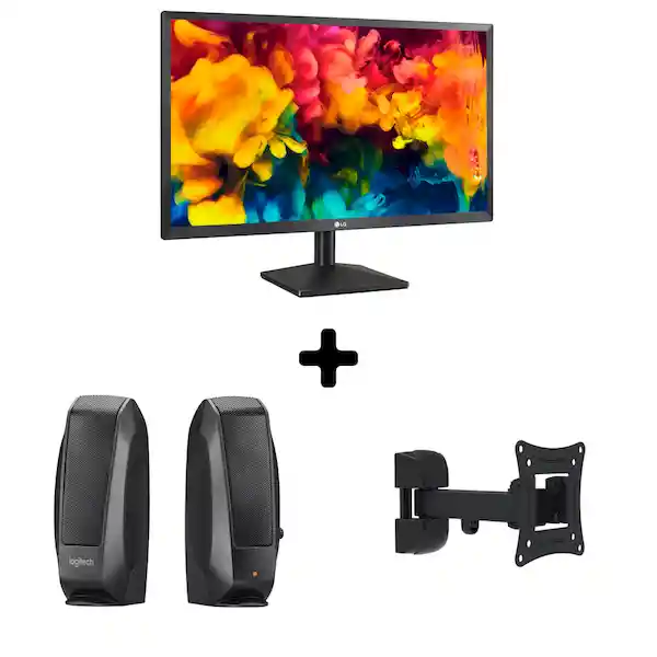 Lg Monitor De 22 22Mk400H + Soporte Brazo + Parlantes S120