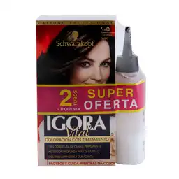 Igora Tinte Vital Tono 5-00 X6 Elementos Gratis Oxigenta