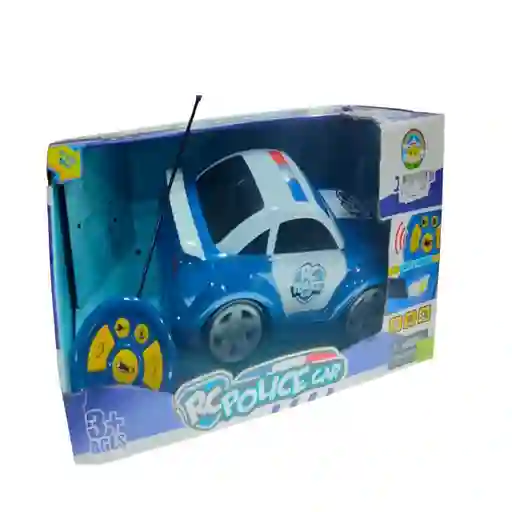 Toy Logoc Carro Radio Control Cartoon City Azul