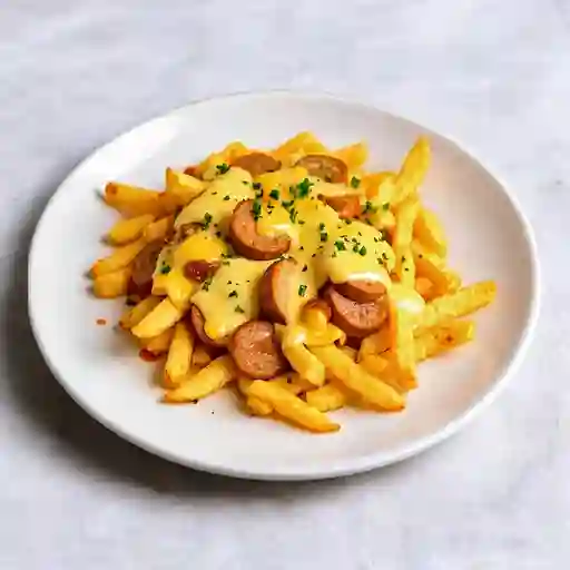 Salchipapas Sencilla