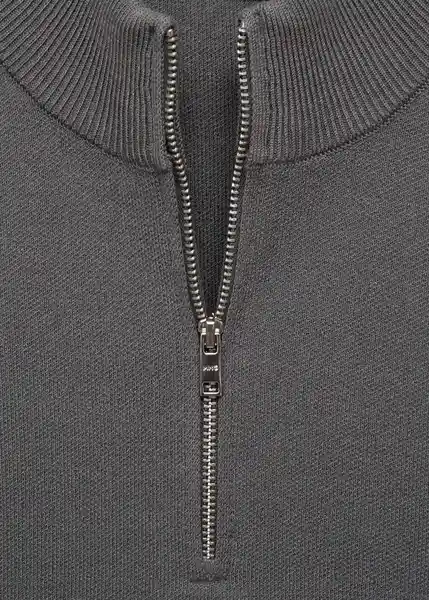 Saco Jersey Luxusp Gris Talla M Hombre Mango