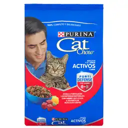 Cat Chow Alimento para Gatos Adultos Carne Forti Defense