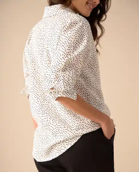 Camisa Nevisca Crudo Claro Talla S 411G003 Esprit