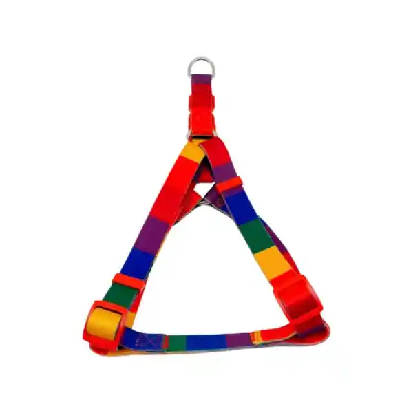 Arnes Para Mascotas Arcoíris Series Block Rainbow Miniso