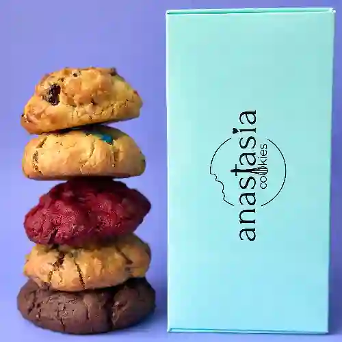 Caja x 5 mega cookies
