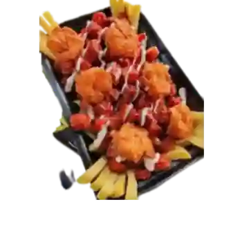 Salchipapas Chi Chi de Camaron