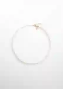 Collar Fox Oro Talla 99 Mujer Mango