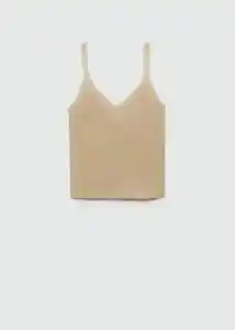 Top Kling Oro Talla XL Mujer Mango
