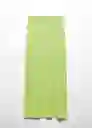 Falda Obie-W Verde Talla S Mujer Mango