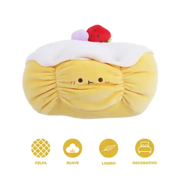 Peluche Tarta de Fresa Amarilla Serie Dessert Miniso