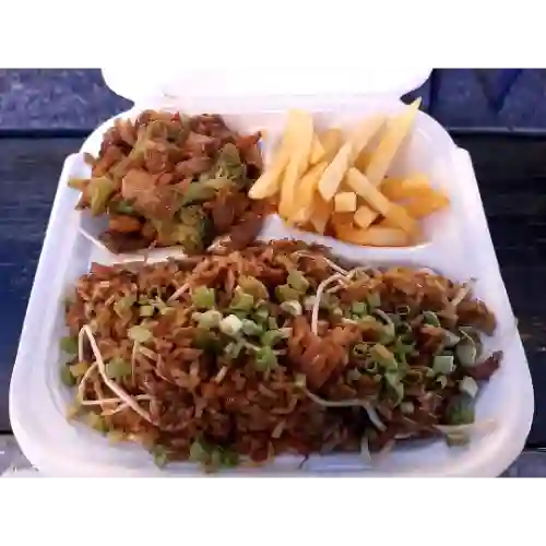 Arroz Lomo Brocoli