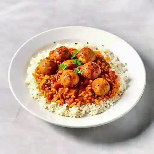 Albóndigas con arroz