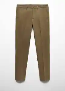 Pantalón Dublino Tabaco Talla 44 Hombre Mango