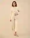 Pantalón Blanco Puro Claro Talla 10 631G006 Esprit