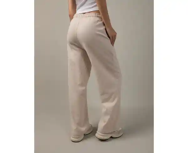 Pantalón Mujer Beige Talla Medium American Eagle