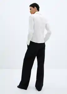 Camisa Sofía Blanco Talla M Mujer Mango