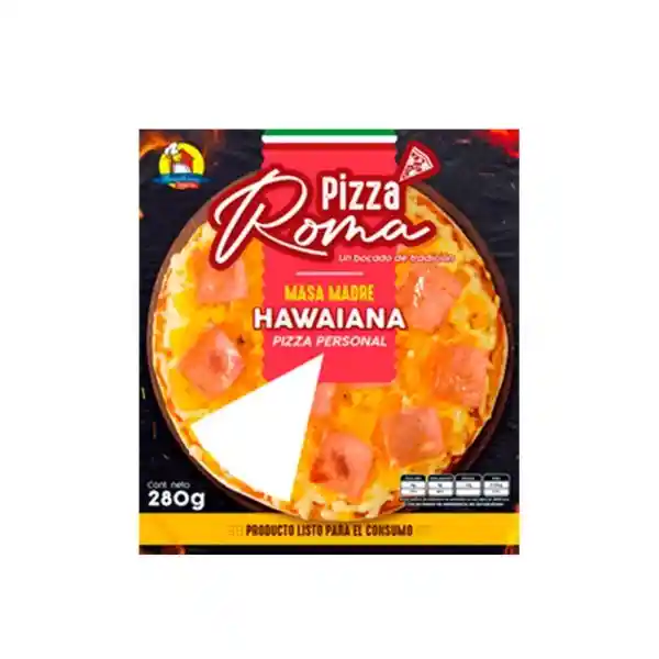 Romana Pizza Masa Madre Personal Hawaiana