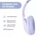 Audífonos Inalámbricos Life is For Fun Morado Mod Wb205 Miniso