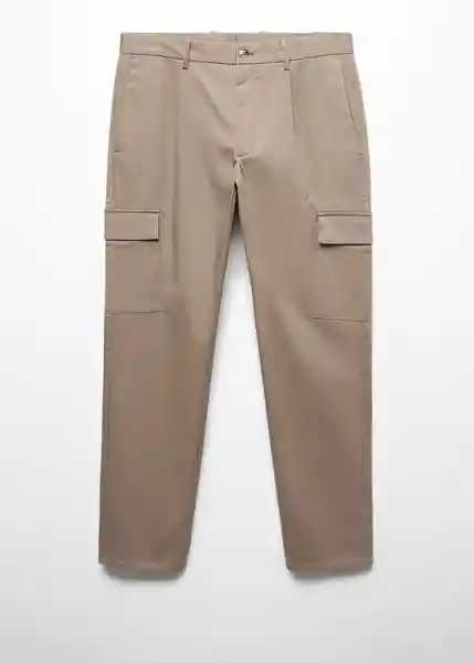 Pantalón Cargo Topo Talla 46 Hombre Mango