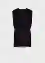 Vestido Vene Negro Talla XS Mujer Mango