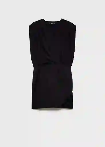 Vestido Vene Negro Talla XS Mujer Mango