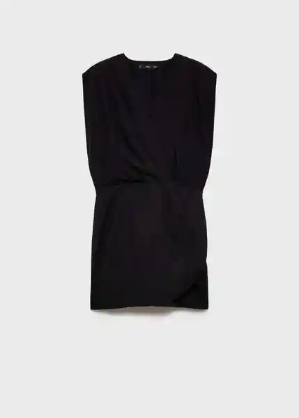 Vestido Vene Negro Talla XS Mujer Mango