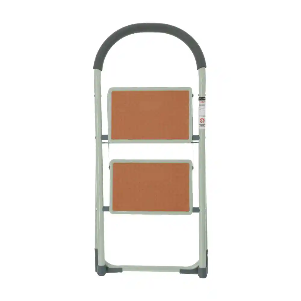 Escalera Plegable Metal 2 Peldaños Multicolor Diseño 0003