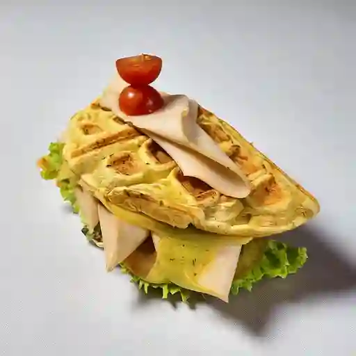 Sándwich de Pavo Waffle