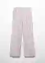 Pantalón Glamp Off-White Talla 20 Niña Mango