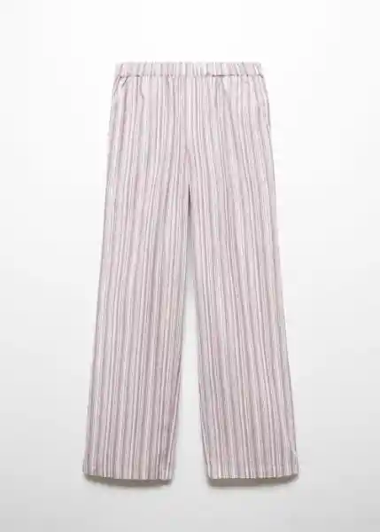 Pantalón Glamp Off-White Talla 20 Niña Mango