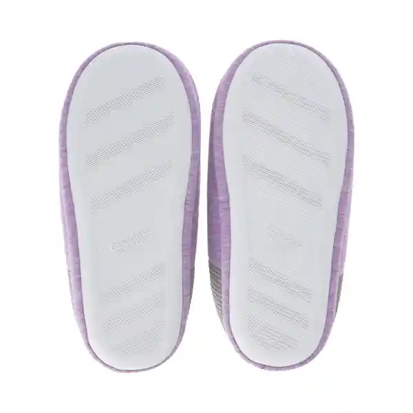 Pantuflas Jersey Diseño 0001 Lila T 37- 38 Casaideas